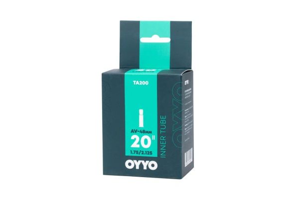Камера OYYO, TA200, 20*1.75/1.95, бутил, Shrader AV48, автониппель