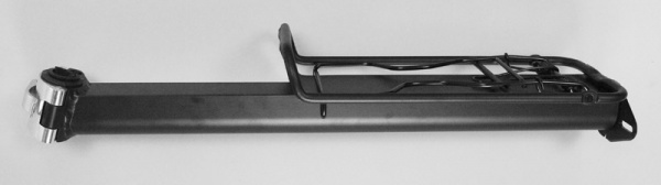 Багажник на подс.штырь BY-306QC, алюм., универс., эксцентр.крепл., с прижимом, черн. Багажник на подс.штырь BY-306QC, алюм., универс., эксцентр.крепл., с прижимом, черн.